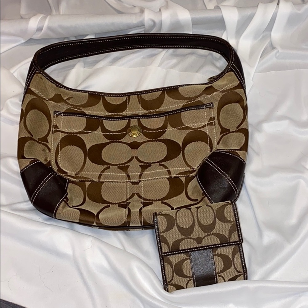 COACH PURSE AND WALLET DUO